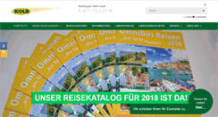 Desktop Screenshot of kolb-reisen.de